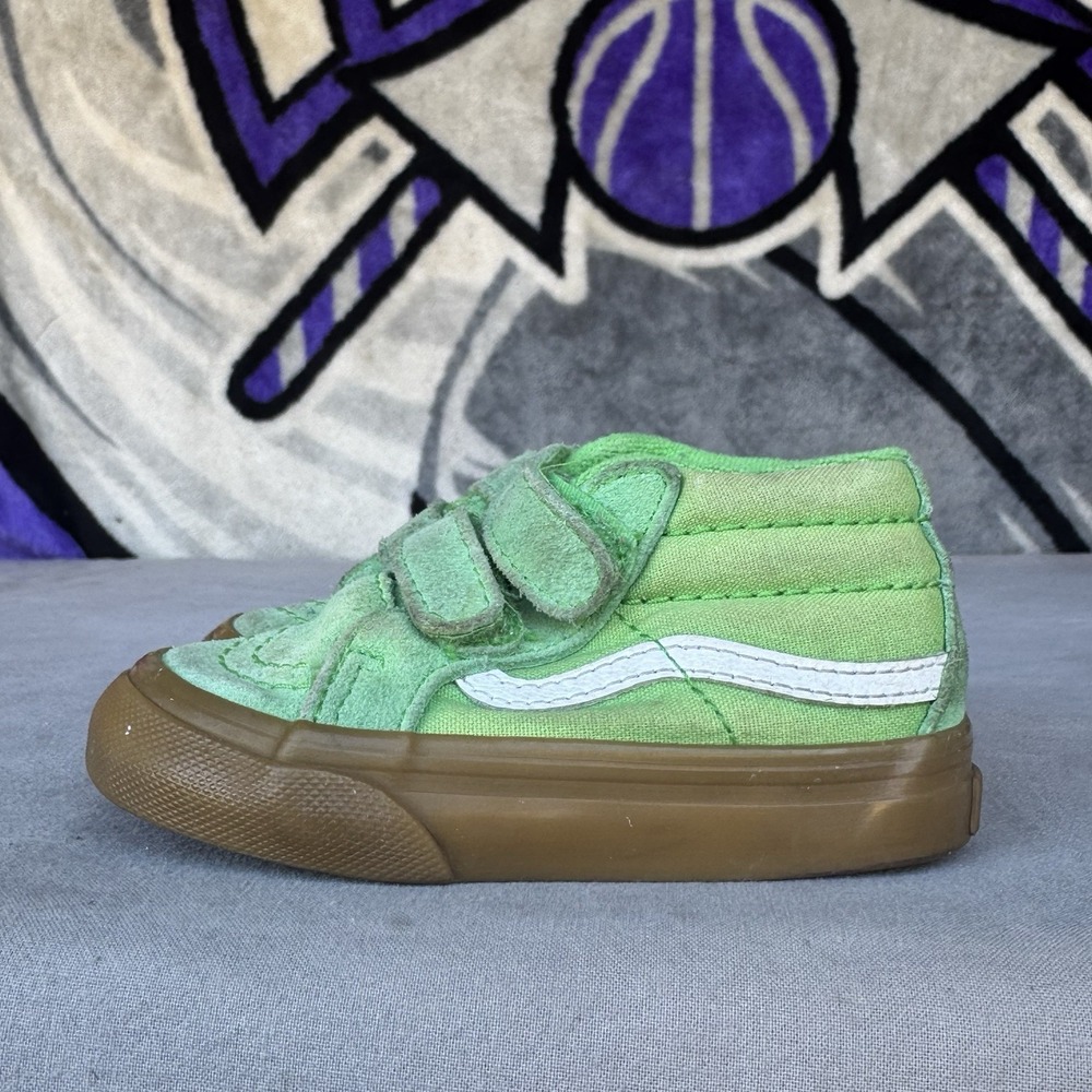 Size‎ 5.5c - Vans Sk8-Mid Reissue Gum Green Kids